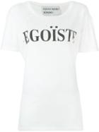 Enfants Riches Deprimes 'egoiste' T-shirt, Women's, Size: Small, White, Cotton