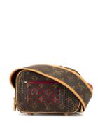 Louis Vuitton Pre-owned Mini Perforated Trocadero Shoulder Bag - Brown