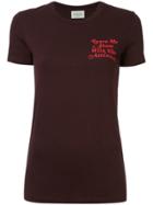 Wood Wood Printed T-shirt - Red