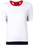 Paule Ka Shortsleeved Knitted Top - White