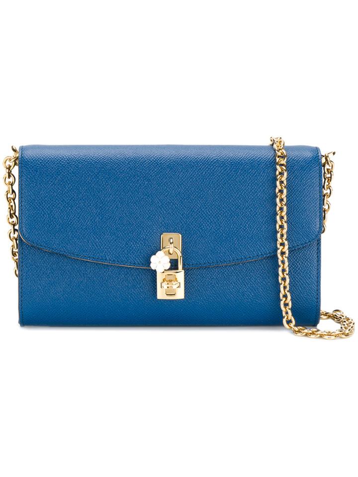 Dolce & Gabbana Dolce Pochette Shoulder Bag - Blue