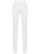Gloria Coelho High Waist Flared Pants - White