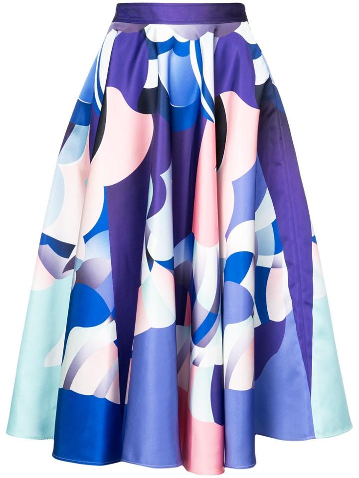 Emilio Pucci Emilio Pucci 8urv178u761 Bluemulti Synthetic->polyester