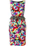 Boutique Moschino Floral Sleeveless Dress, Women's, Size: 38, Polyester
