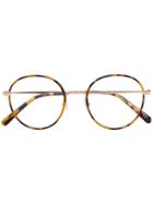 Stella Mccartney Eyewear Round Frame Glasses - Metallic