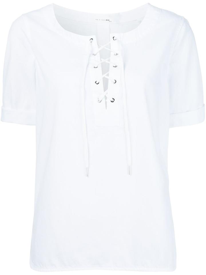 Rag & Bone Tied Neckline Blouse