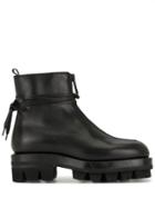 1017 Alyx 9sm Ridged Rubber Sole Boots - Black