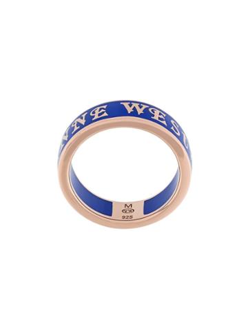 Vivienne Westwood Red Label Logo Band Ring