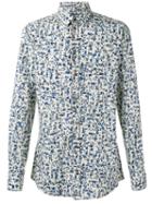 Dolce & Gabbana - Printed Shirt - Men - Cotton - 41, Blue, Cotton