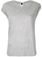 Bassike Fitted Muscle Tank - Grey