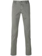 Incotex Classic Straight Leg Trousers - Grey