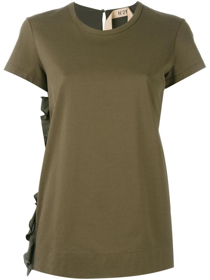 No21 Side Ruffle T-shirt