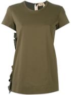 No21 Side Ruffle T-shirt