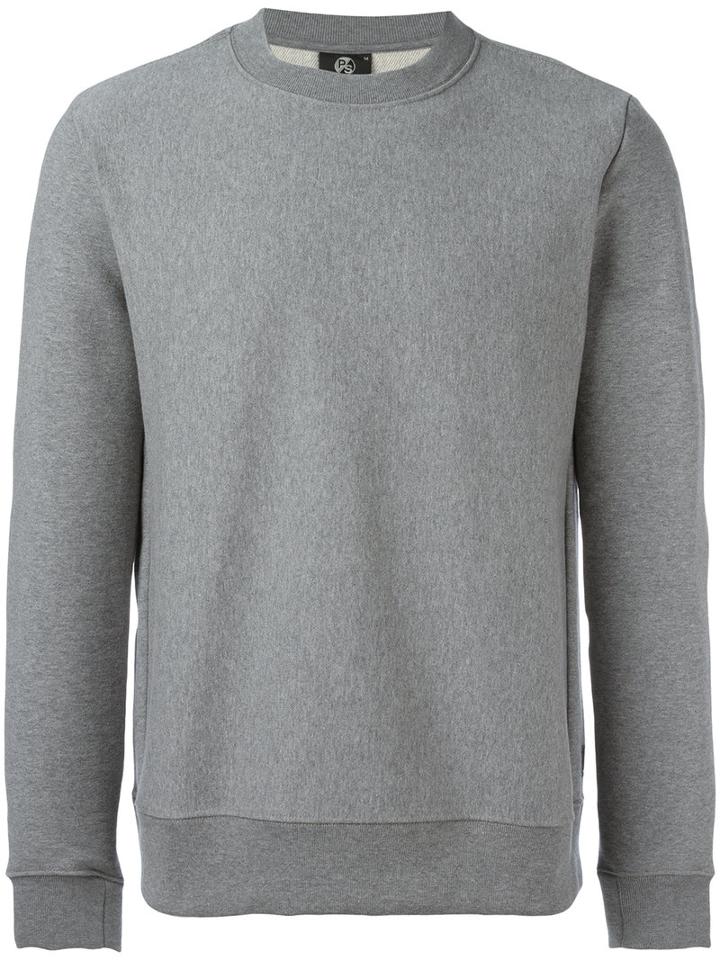 Ps By Paul Smith Crew Neck Sweatshirt, Men's, Size: Xl, Grey, Cotton