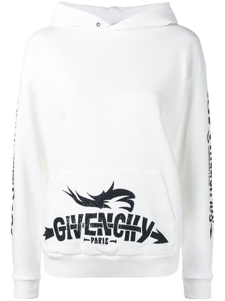 Givenchy Logo Hoodie - White