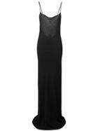 Ann Demeulemeester Long Slip Dress - Black