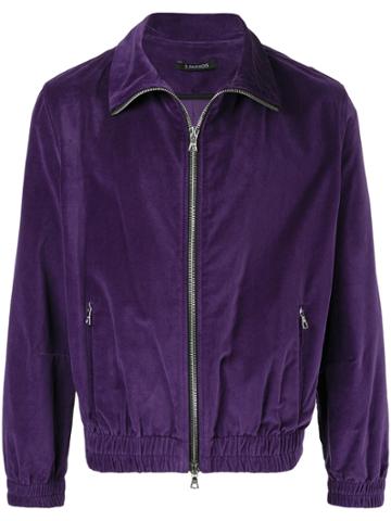 3.paradis Paradis Baseball Jacket - Pink & Purple