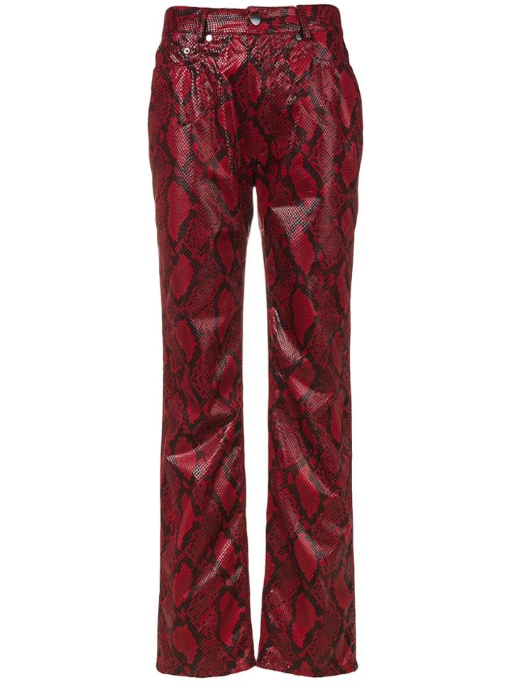 Haider Ackermann Stitched Panel Trousers - Green