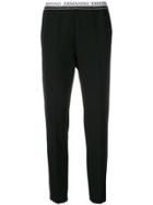 Ermanno Ermanno Logo Waistband Leggings - Black
