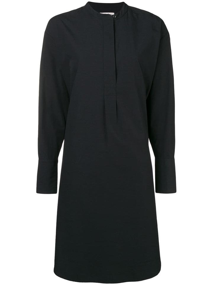 Ymc Minimal Shirt Dress - Black