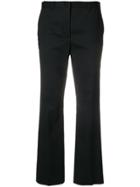 Red Valentino Cropped Flared Trousers - Black