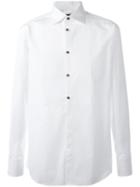 Dsquared2 Bib Detail Shirt, Men's, Size: 44, White, Cotton