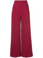 Roland Mouret Flared High-waisted Trousers