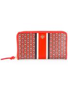 Tory Burch All Around Zip Wallet - Yellow & Orange