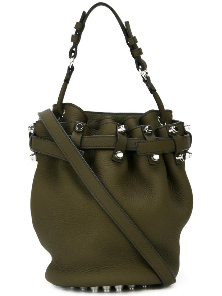 Alexander Wang Small 'diego' Bucket Bag, Women's, Green