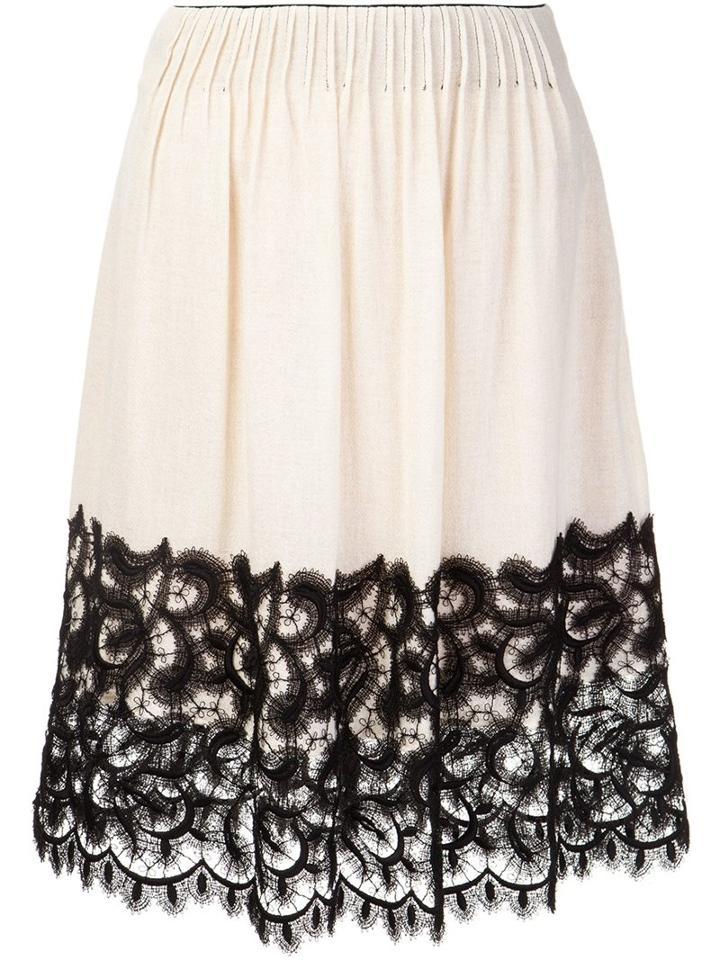 Dorothee Schumacher Lace Hem Skirt