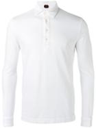 Mp Massimo Piombo - Long-sleeve Polo Shirt - Men - Cotton - M, White, Cotton