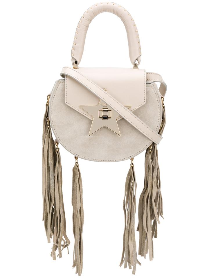 Salar Fringed Crossbody Bag - Nude & Neutrals