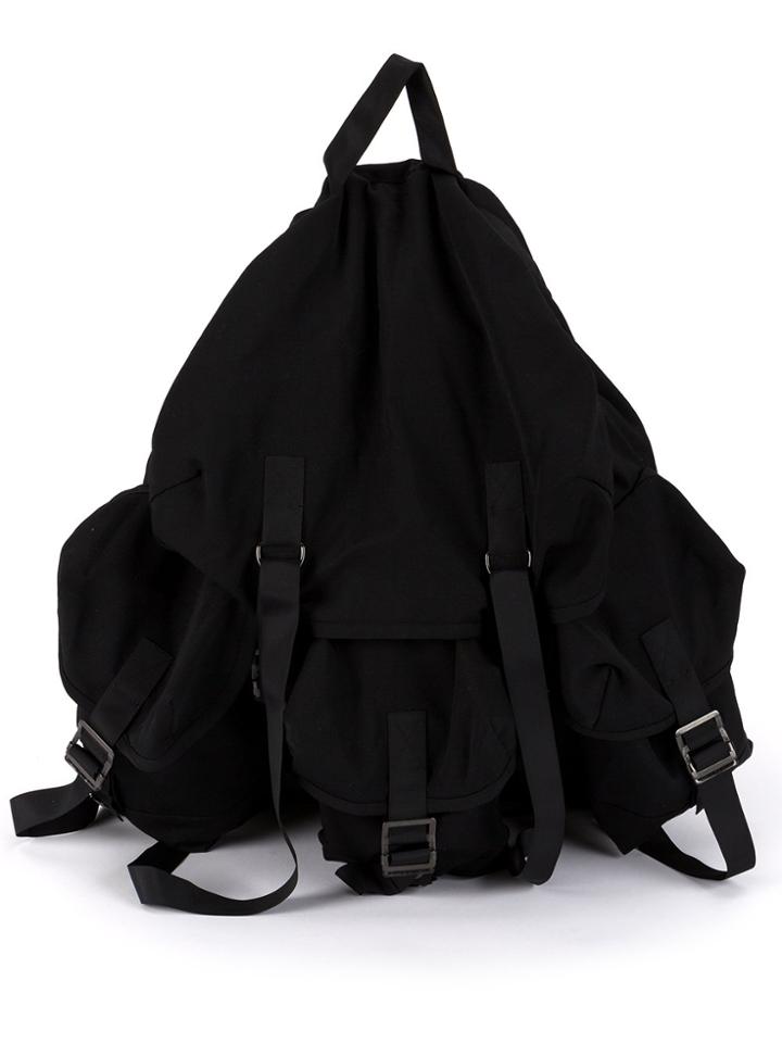 Yohji Yamamoto Multi Pocket Backpack - Black