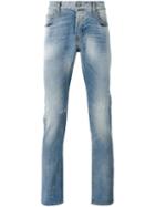 Just Cavalli Faded Jeans, Men's, Size: 31, Blue, Cotton/spandex/elastane