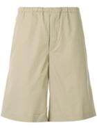 Acne Studios - Stretch Waist Shorts - Men - Cotton - 48, Nude/neutrals, Cotton