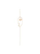 Sarah & Sebastian 'long Face' Earring, Women's, Metallic