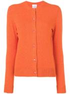 Barrie Crew Neck Cardigan - Orange