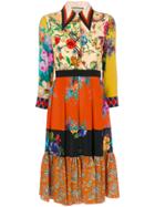 Gucci Patchwork Print Dress - Multicolour