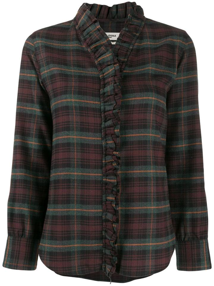 Isabel Marant Étoile Ruffled Placket Shirt - Green