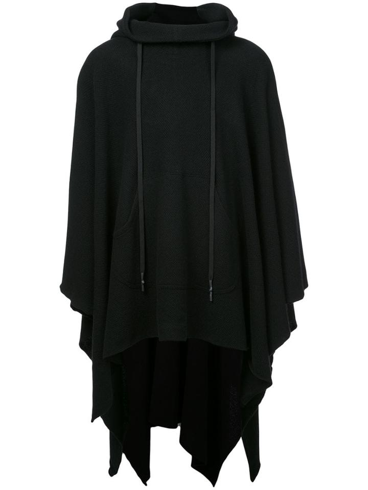 Nude High Low Parka - Black