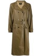 Isabel Marant Double-breasted Trench Coat - Green