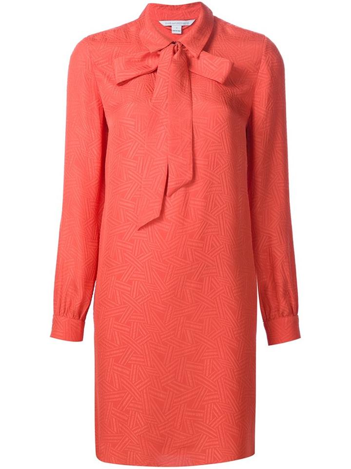 Diane Von Furstenberg Tie Neck Dress