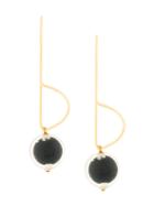 Marni Resin Orb Drop Earrings - Metallic