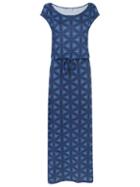 Lygia & Nanny Abstract Print Long Dress, Women's, Size: 48, Blue, Polyester/spandex/elastane
