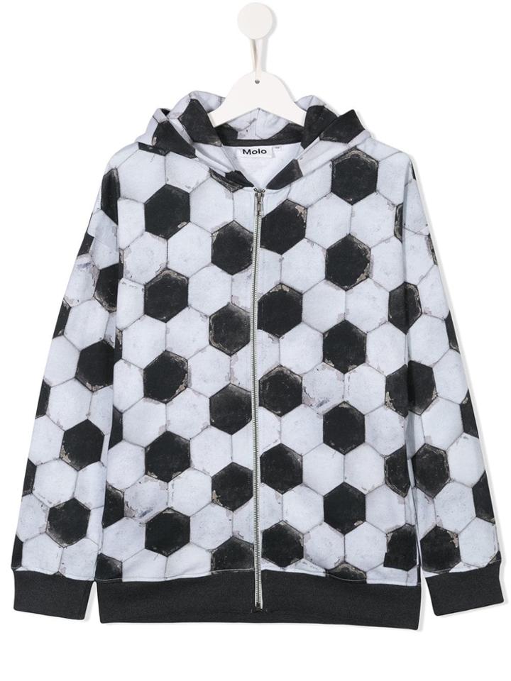Molo Teen Soccer Print Hoodie - Multicolour