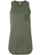 Woolrich Long-line Tank Top - Green