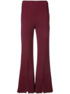 Roland Mouret Flared Slit Trousers