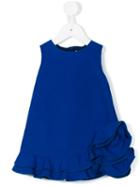 Simonetta - Ruffled Hem Dress - Kids - Cotton - 18 Mth, Blue