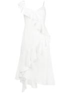 Teija Anglaise Broderie Asymmetric Dress - White
