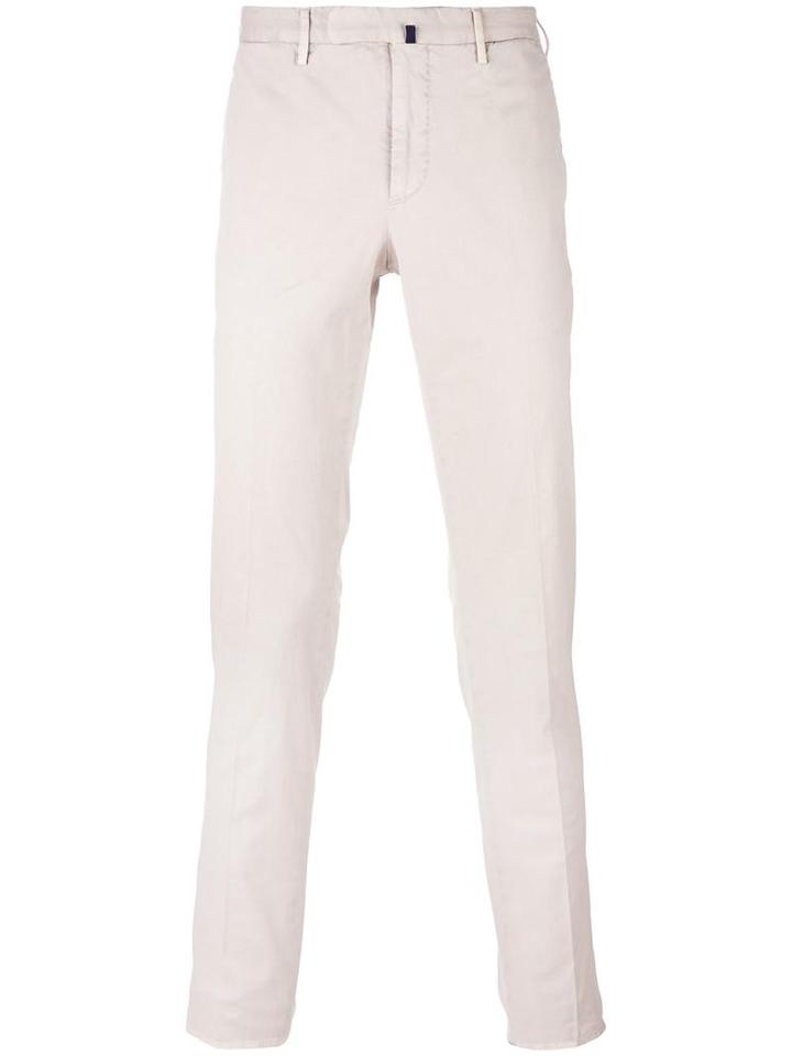 Incotex Slim Fit Chinos, Men's, Size: 58, Nude/neutrals, Cotton/spandex/elastane